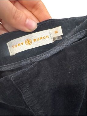 Tory Burch Stretchy Velour / Corduroy Style Trousers